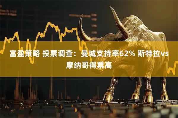 富盈策略 投票调查：曼城支持率62% 斯特拉vs摩纳哥得票高